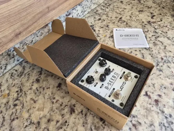 Pedal Guitarra Joyo D-seed 2 - Delay + Looper, Caixa Original + Manual, Zerado!!!