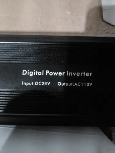 Inversor 24 volts para 110 .bom ara quem quer usar interior