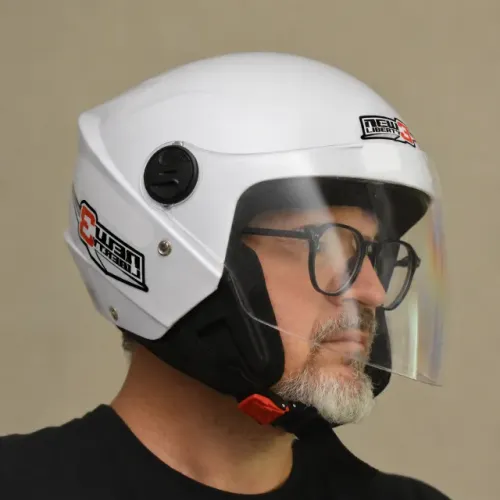 Capacete Moto Pro Tork Aberto New Liberty Branco tm 58 novo na caixa