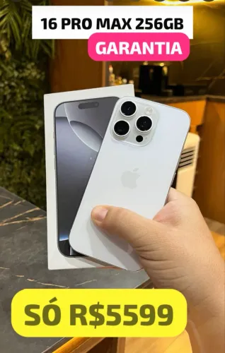 iPhone 16 pro Max Silver 256GB IMPECÁVEL