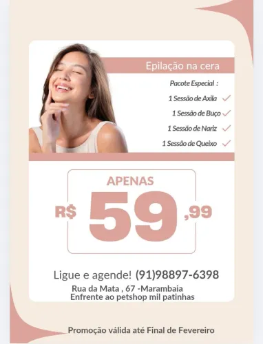 Pacotes De Depilação na cera 