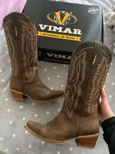 Bota country bico fino