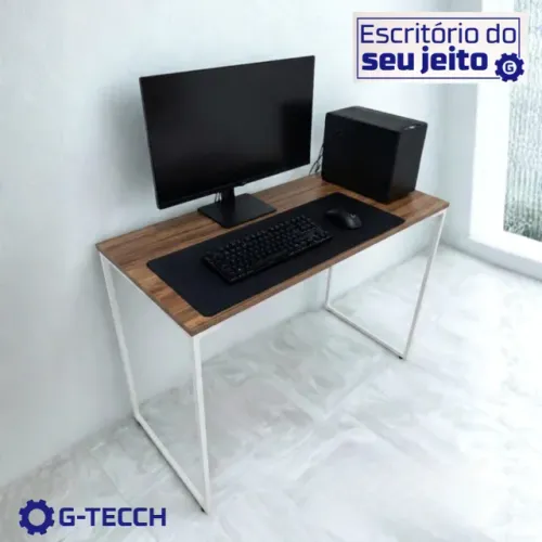 Escrivaninha NOVA Mesa de Escritório Industrial Multiuso para Notebook Computador Estudo