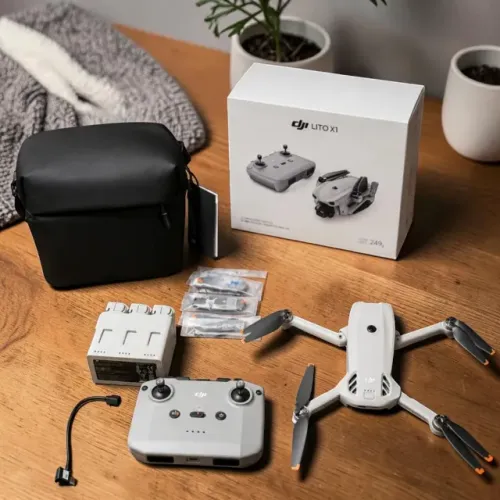 Drone Dji Lito X1 Fly More Combo (03 Baterias 01 Hub Carregador 01 Maleta) Novo Lacrado