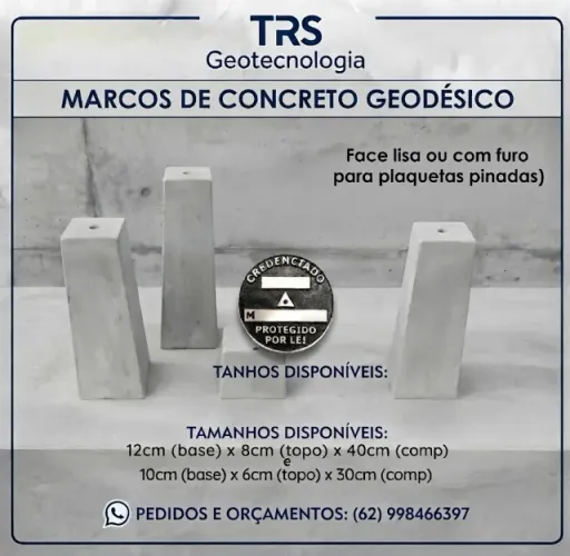 Marco de Concreto Geodesico Topografia