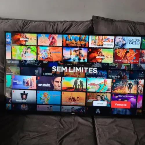 TV SMART 43 AOC Wi-Fi Sistema Rapido - Impecavel - Entrego Hoje