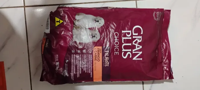 Ração cachorro filhote puppy carne e frango