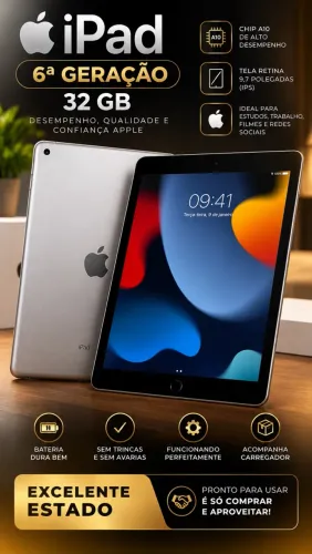 iPad de 6ª geração 32 GB ( muito novo )