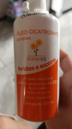 Óleo cicatrizante