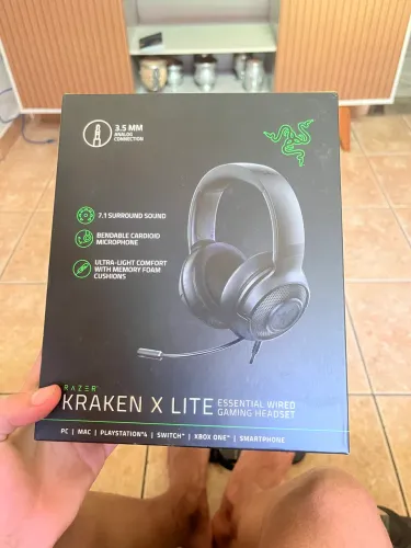 Headset Gamer Razer Kraken X Lite + Caixa Original Aceito propostas