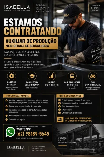 Auxiliar de Produção e Serviços