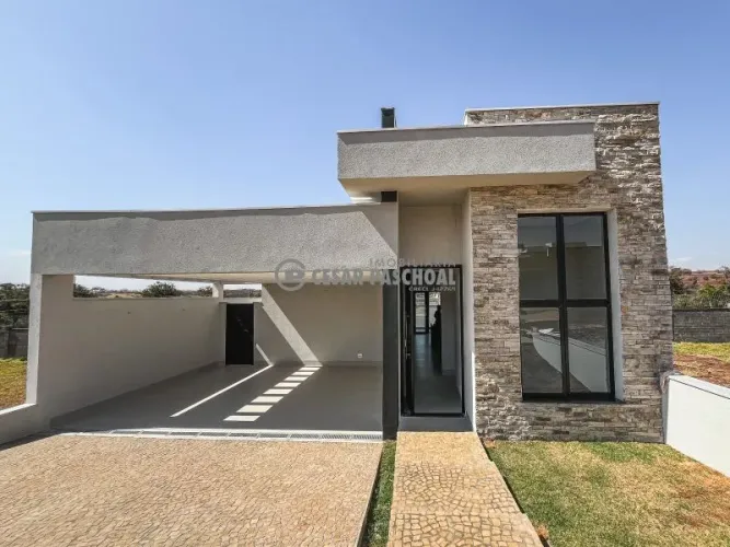 Casa em Condomínio Térrea Bonfim Paulista Diferenciais: - Acabamento de alto padrão, com p