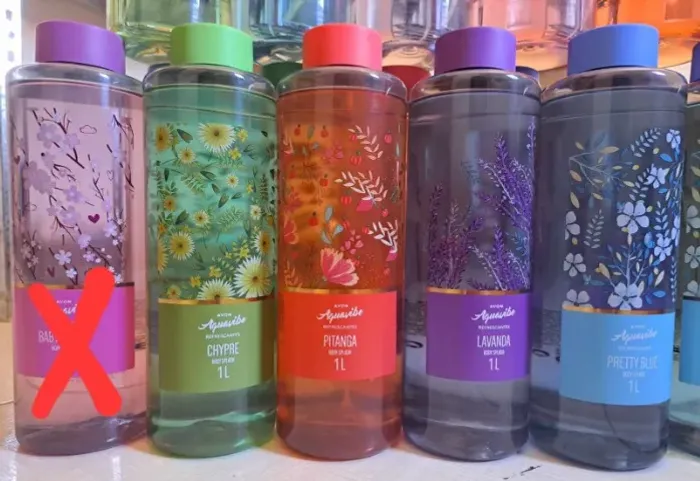 Colônia 01 Litro Aquavibe Body Splash Avon