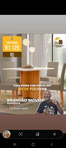 Mesa de jantar temos essa e outras mais em conta promoção