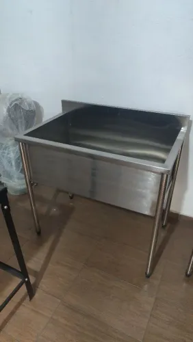 Tanque industrial inox pronta entrega 90 x 50 x 90 
