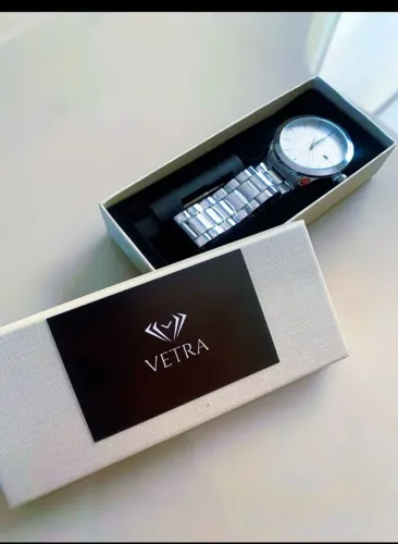 Relógio Vetra Masculino Luxo + Caixa Original