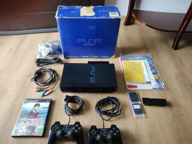 PS2 Fat Bloqueado Americano com HD Interno