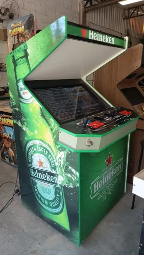 FLIPERAMA 32" HEINEKEN 2800 JOGOS