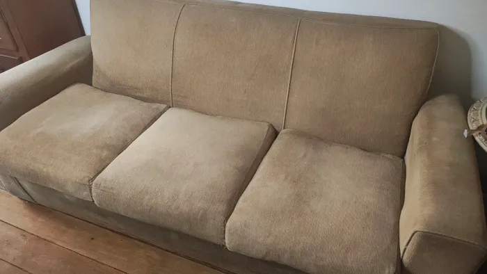 Sofá Suede Bege