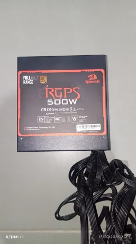 ? FONTE REDRAGON 500W 80 PLUS BRONZE - USADA?