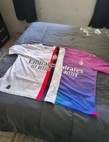 Kit Camisa Milan Away + Camisa Milan Third 23/24 Torcedor Masculina