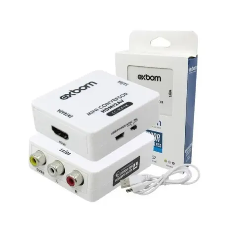 Mini Conversor HDMI para RCA 