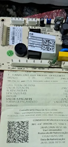Peça de geladeira electrolux