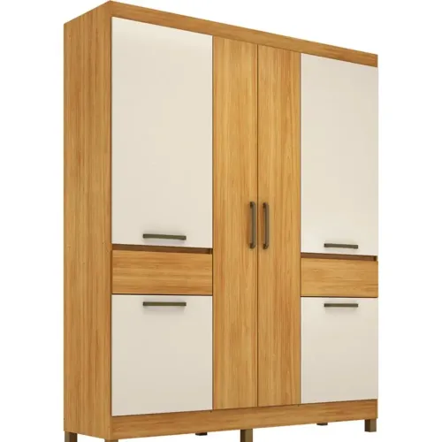 Guarda Roupa 6 portas 2 gavetas - Off White - 2 meses de uso