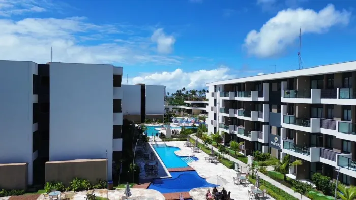 Studio 28m em muro alto com área de lazer de resort, empreendimento já rentabilizando