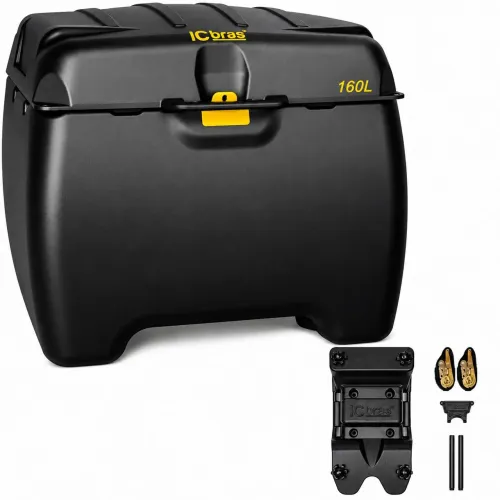 Baú 160L + Suporte universal 