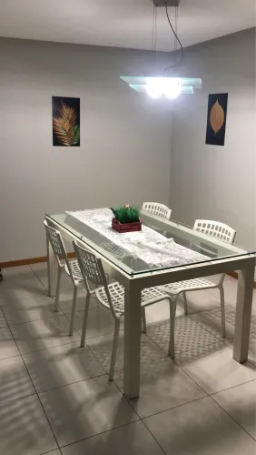 Mesa de jantar 6 lugares laca 160x90