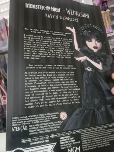 Monster high Raven Wednesdey