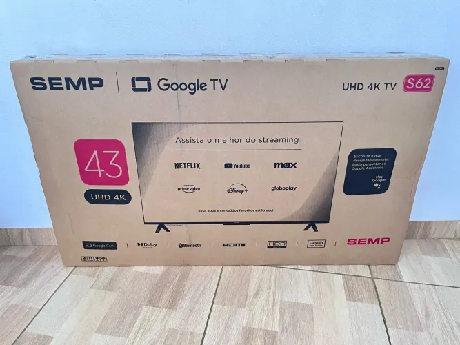 TV SEMP 43? 4K ? NOVA E LACRADA!