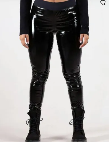 Calça alternativa skinny vinil deliriyou