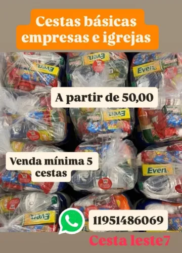 CESTAS BASICAS PARA EMPRESAS, IGREJAS E INSTITUIÇÕES
