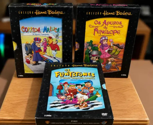 Lote 3 Boxes DVD Coleção Hanna-Barbera Originais