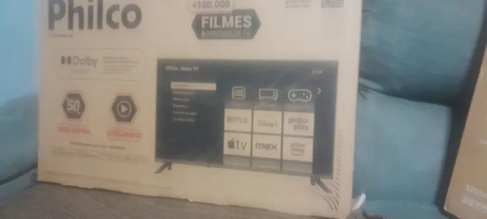 Tv philco na caixa
