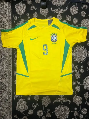 Camisa Brasil 2002 Retrô Ronaldo fenômeno