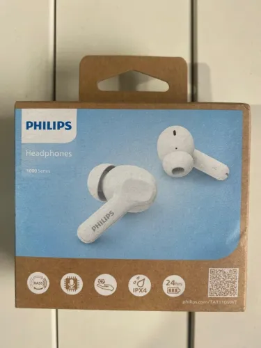 Fone de Ouvido Philips TAT1109WT True Wireless - NOVO LACRADO