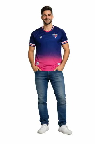 Camisa Fortaleza 1918 Outubro Rosa 2023 Futebol