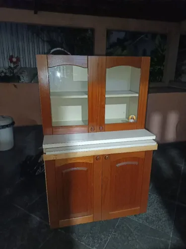 Armário Cozinha Madeira Vintage