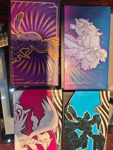 4 caixas vazias de etb