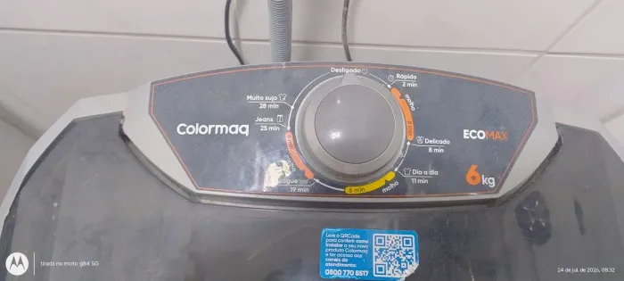 Tanquinho Colormaq 6 litros