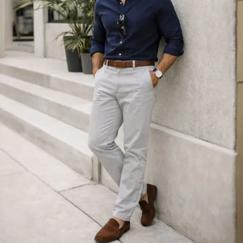 Calça sarja Individual 42 brechó