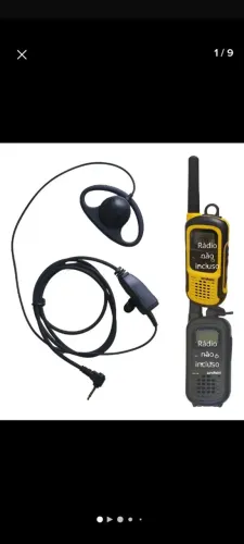 Fone universal com uma entrada para rádio takabolt da Motorola outros modelos .