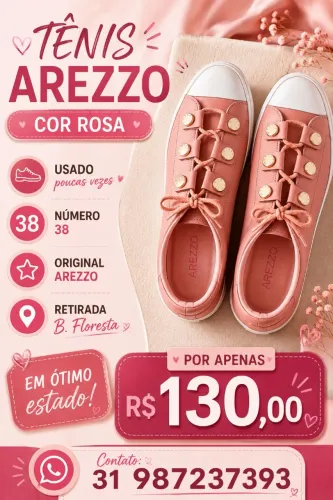 Vendo tênis Arezzo