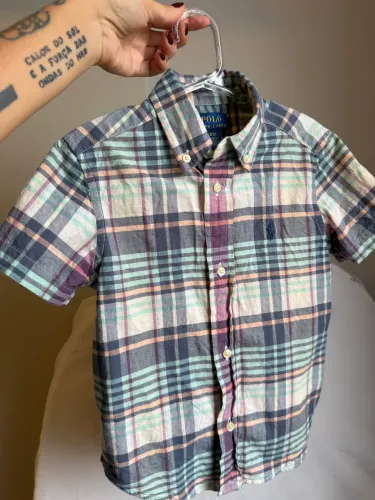 Camisa infantil Ralph Lauren