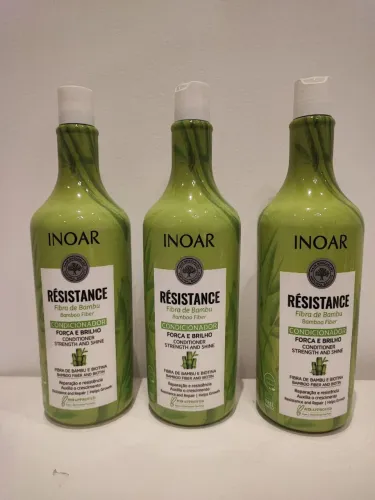 Inoar Kit Condicionador Resistance Fibra De Bambu 3l