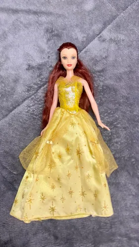 Boneca Bela e a fera coleção sparkles , original anos 90