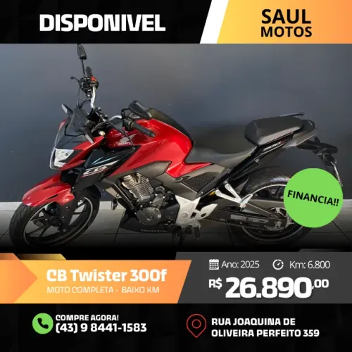 HONDA CB Twister 300f - 2025